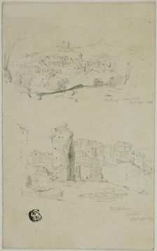 Views of Bethany and Bethlehem, 19th century. Creator: Unknown