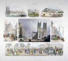 Views of London, c1845. Artist: Anon