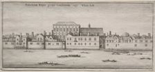 Views of London: Whitehall from the River. Creator: Wenceslaus Hollar (Bohemian, 1607-1677)