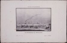 Views of Saint Petersburg. The Peter and Paul Fortress, 1833. Artist: Sadovnikov, Vasily Semyonovich (1800-1879)