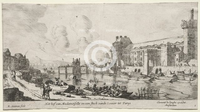 Views of Paris: View of the Louvre and the Tuileries. Creator: Reinier Nooms (Dutch, c. 1623-1667).