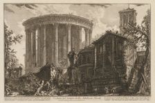 Views of Rome: Temple of the Sibyl at Tivoli. Creator: Giovanni Battista Piranesi (Italian, 1720-1778)