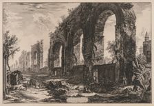 Views of Rome: The Aquaduct of Nero, 1775. Creator: Giovanni Battista Piranesi (Italian, 1720-1778)
