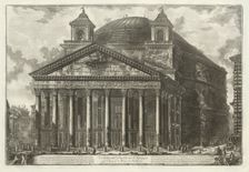 Views of Rome: The Pantheon, 1761. Creator: Giovanni Battista Piranesi (Italian, 1720-1778)