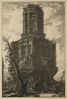 Views of Rome: The Tomb, called La Connocchia, 1776. Creator: Giovanni Battista Piranesi (Italian, 1720-1778)