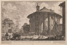 Views of Rome: The Temple of Portunus (?), 1758. Creator: Giovanni Battista Piranesi (Italian, 1720-1778)