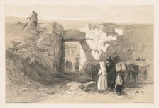 Views of Rome and Its Environs: Ancient Gate of Alatri, 1841. Creator: Edward Lear (British, 1812-1888)