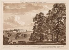 Views of Warwick Castle: Warwick Castle from the Lodge Hill, 1776. Creator: Paul Sandby (British, 1731-1809)