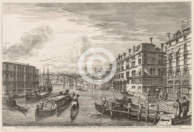 Views of Venice: Grand Canal, 1741. Creator: Michele Marieschi (Italian, 1710-1743).