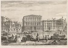 Views of Venice: Palazzo Pesaro, 1741. Creator: Michele Marieschi (Italian, 1710-1743)
