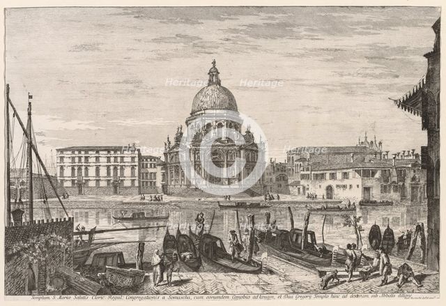 Views of Venice: S. M. Della Salute, 1741. Creator: Michele Marieschi (Italian, 1710-1743).