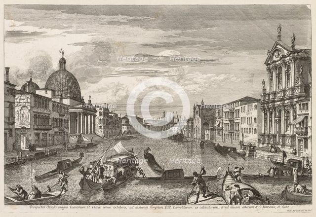 Views of Venice: Santa Chiara, 1741. Creator: Michele Marieschi (Italian, 1710-1743).