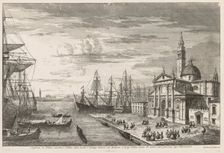 Views of Venice: The Basin of St. Mark's, 1741. Creator: Michele Marieschi (Italian, 1710-1743)