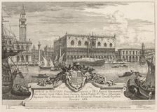 Views of Venice: The Piazzetta and Ducal Palace, 1741. Creator: Michele Marieschi (Italian, 1710-1743)
