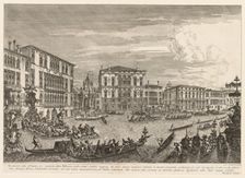 Views of Venice: The Regatta, 1741. Creator: Michele Marieschi (Italian, 1710-1743)