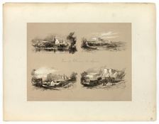 Views of Villenueve les Avignon, from Picturesque Selections, c. 1860. Creator: James Duffield Harding