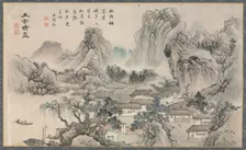 Views of Xiao and Xiang Rivers, 1788. Creator: Tani Bunch? (Japanese, 1763-1841)