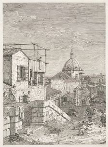 Views: La Maison a linscription, 1735-1746. Creator: Antonio Canaletto (Italian, 1697-1768)