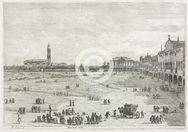 Views: Prà della Valle, Padua, 1735-1746. Creator: Antonio Canaletto (Italian, 1697-1768).