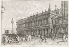 Views: The Library, Venice, 1735-1746. Creator: Antonio Canaletto (Italian, 1697-1768)