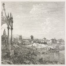 Views: The Sepulcher of a Bishop, 1735-1746. Creator: Antonio Canaletto (Italian, 1697-1768)