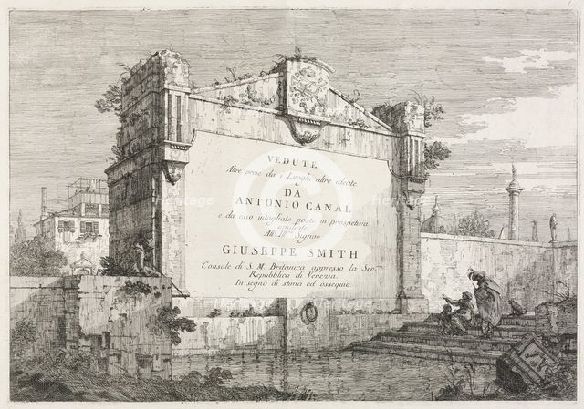 Views: Title Page, 1735-1746. Creator: Antonio Canaletto (Italian, 1697-1768).
