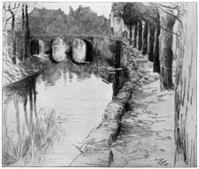 Vieux Canal 1898.Artist: Albert Baertsoen