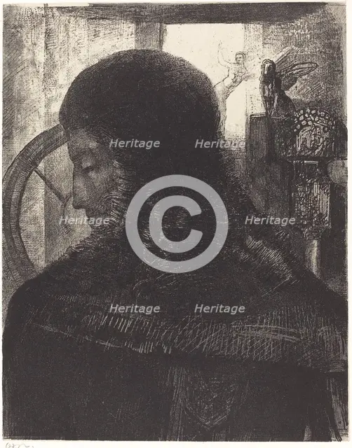 Vieux Chevalier (Old Knight), 1896. Creator: Odilon Redon.