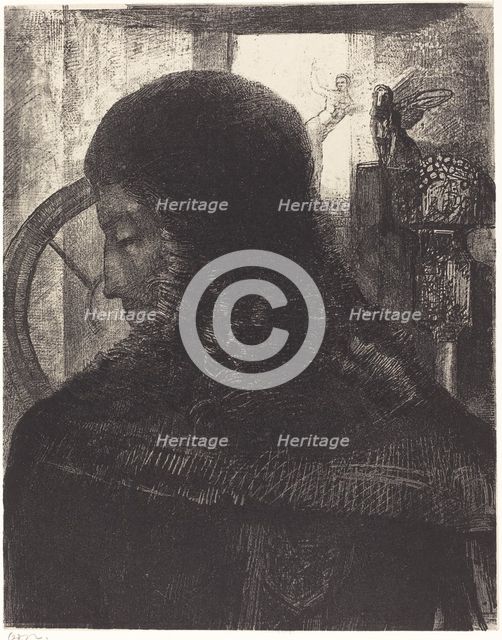 Vieux Chevalier (Old Knight), 1896. Creator: Odilon Redon.