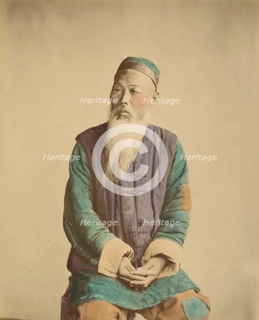 Vieux mendiant, 1870s. Creator: Baron Raimund von Stillfried.