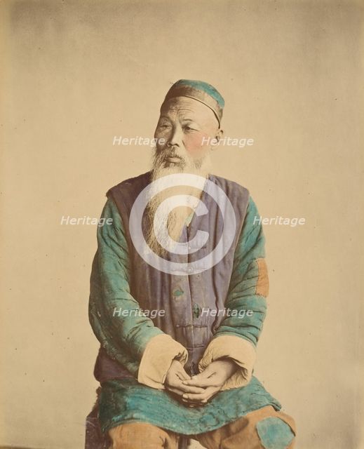 Vieux mendiant, 1870s. Creator: Baron Raimund von Stillfried.