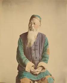 Vieux mendiant, 1870s. Creator: Baron Raimund von Stillfried