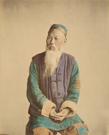 Vieux mendiant, 1870s. Creator: Baron Raimund von Stillfried