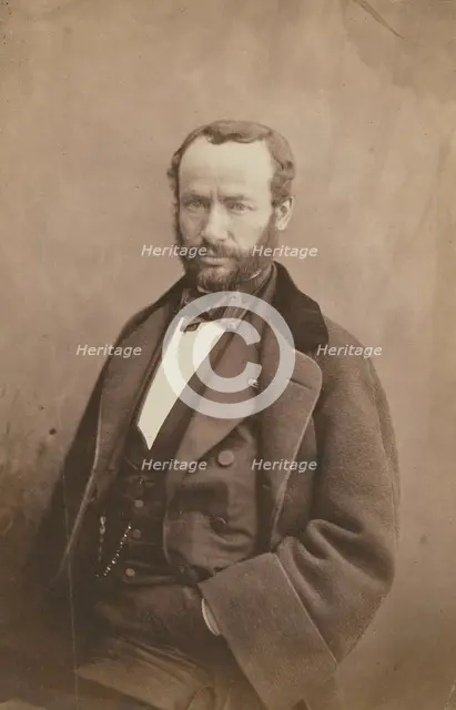 Vieuxtemps, violiniste, 1855-1859. Creator: Nadar.