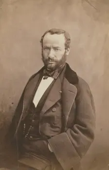 Vieuxtemps, violiniste, 1855-1859. Creator: Nadar