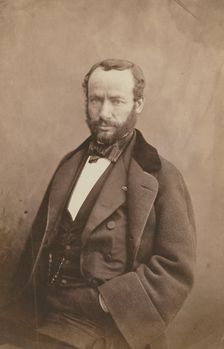 Vieuxtemps, violiniste, 1855-1859. Creator: Nadar