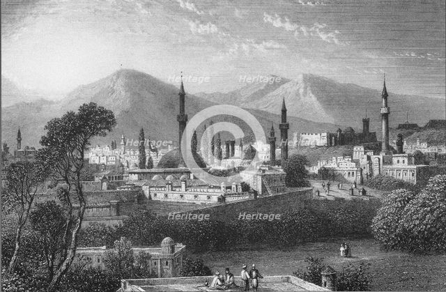 Viev of Erzurum, 1878. Artist: Willmore, Arthur (1814-1888)