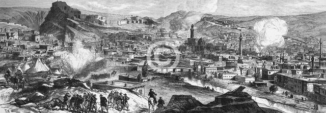 Viev of Erzurum, 1878. Artist: Willmore, Arthur (1814-1888)