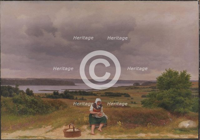 Viev of Lake Fure near Rudersdal, North Sealand, 1833. Creator: CW Eckersberg.