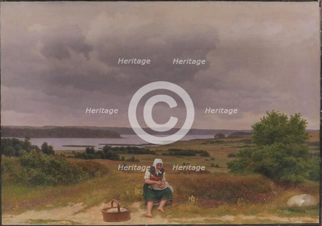 Viev of Lake Fure near Rudersdal, North Sealand, 1833. Creator: CW Eckersberg.