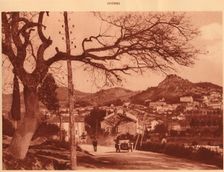 View taken from Chemin de l'Hermitage, Hyeres 1930. Creator: Unknown