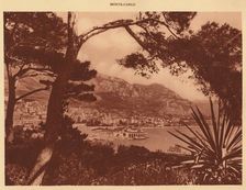 View taken of Monte-Carlo from Monaco 1930. Creator: Unknown