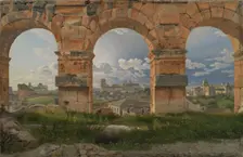 View through Three Arches of the Third Storey of the Colosseum, 1815. Artist: Eckersberg, Christoffer-Wilhelm (1783-1853)