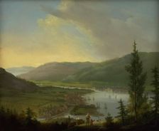 View towards Drammen, Norway, 1790-1799. Creator: Christian August Lorentzen