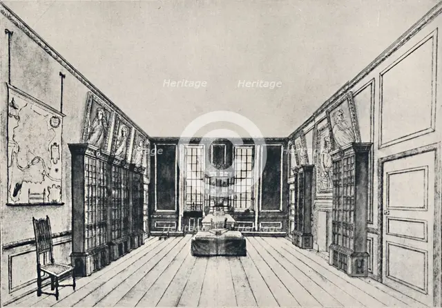 'View Towards the Thames in Samuel Pepys's Library, York Buildings', 1928. Artist: Unknown.