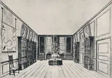 View Towards the Thames in Samuel Pepys's Library, York Buildings 1928