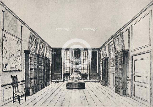 'View Towards the Thames in Samuel Pepys's Library, York Buildings', 1928. Artist: Unknown.