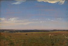 View towards the Beldringe manor, 1847. Creator: Peter Christian Thamsen Skovgaard