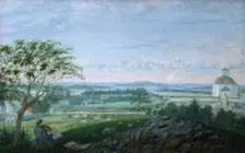 View towards the Church at Vang, 1863. Creator: Matthias Stoltenberg