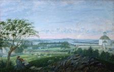 View towards the Church at Vang, 1863. Creator: Matthias Stoltenberg